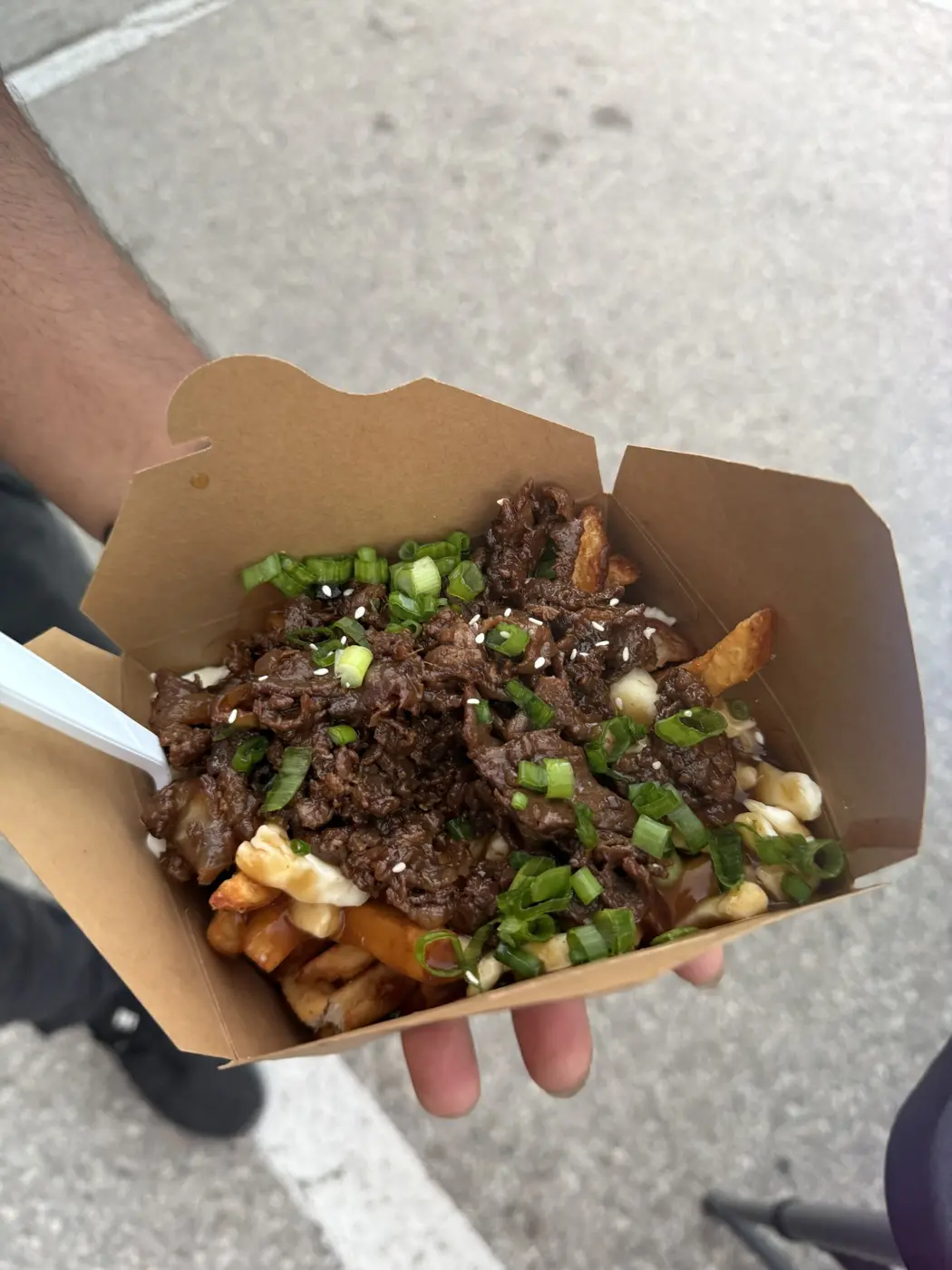 Korean beef poutine